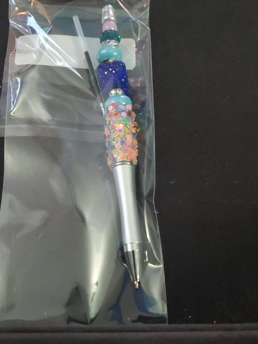 Mint Green Decorative Beaded Pen for Notebooks  REASONABLE OFFER ACCEPTED